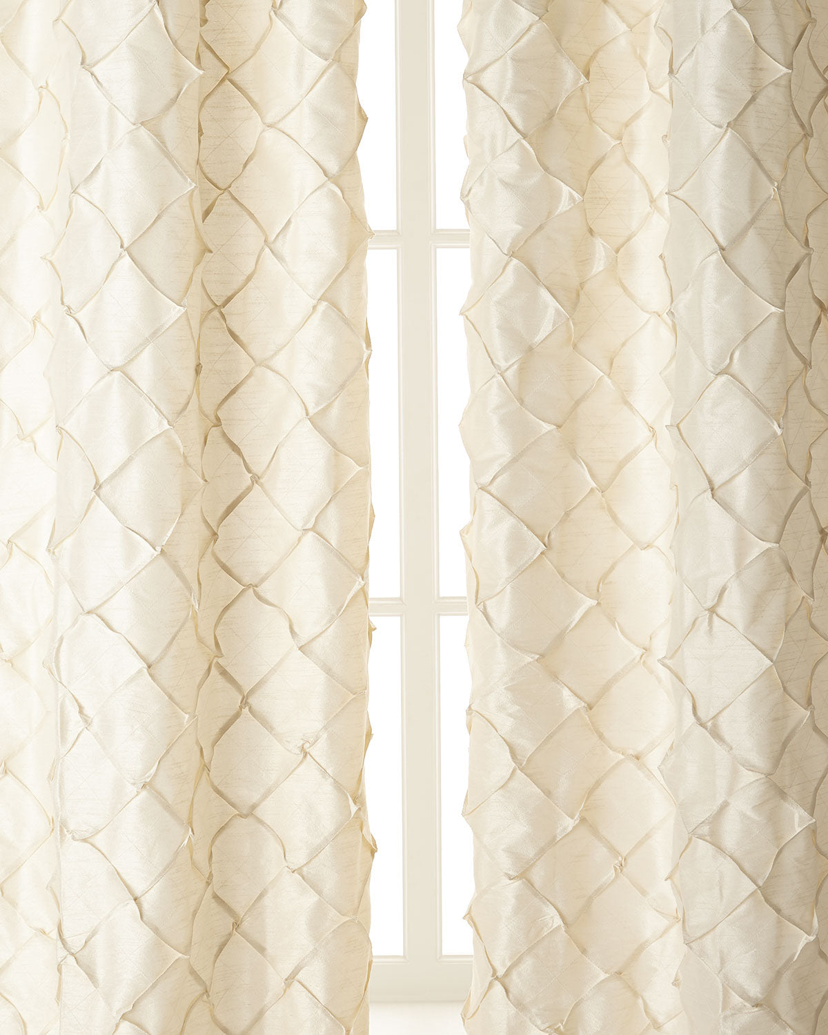 Ava Pintuck Faux silk Drapes (Pair)