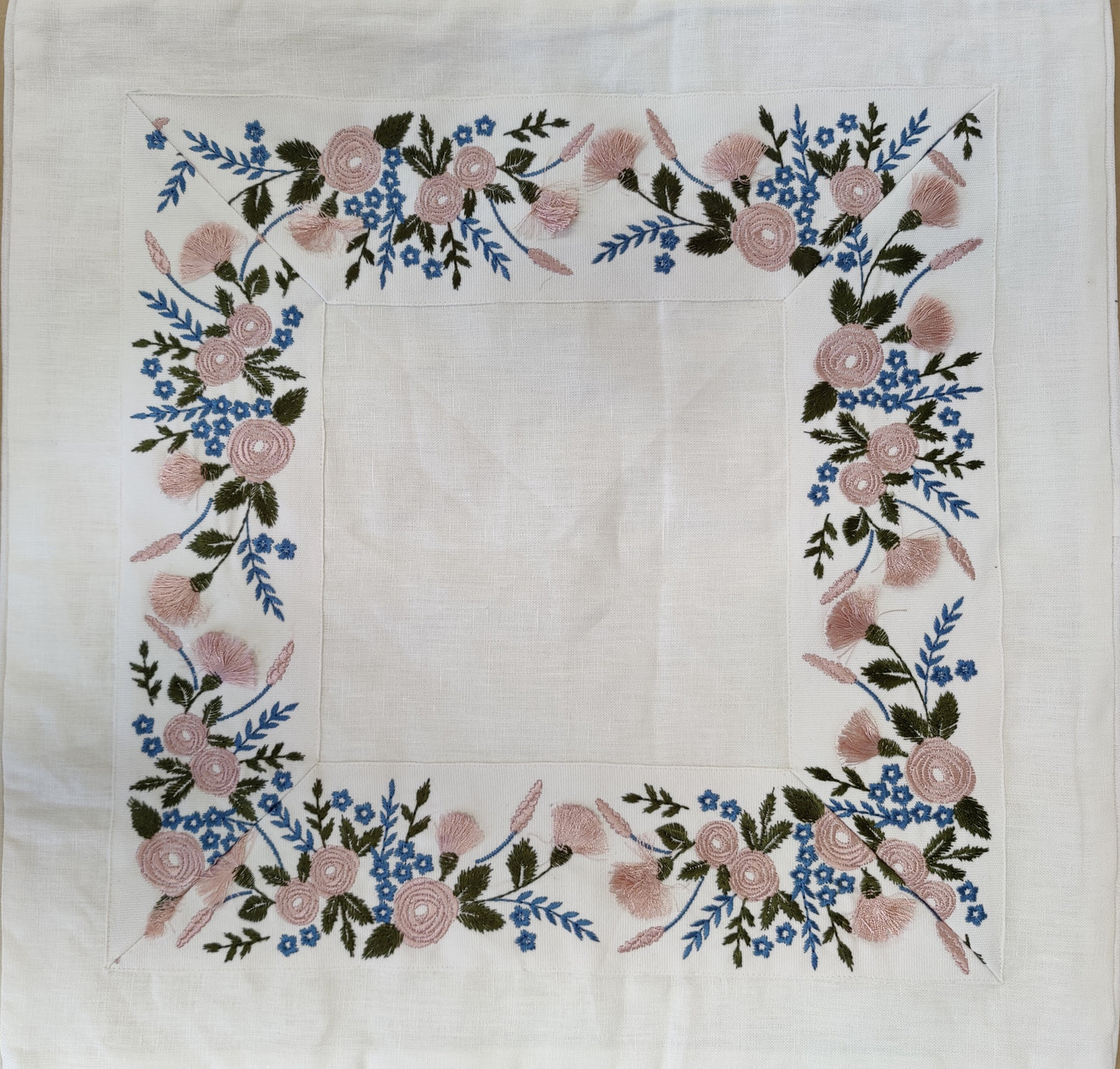 Somerset Blush on Cream Linen