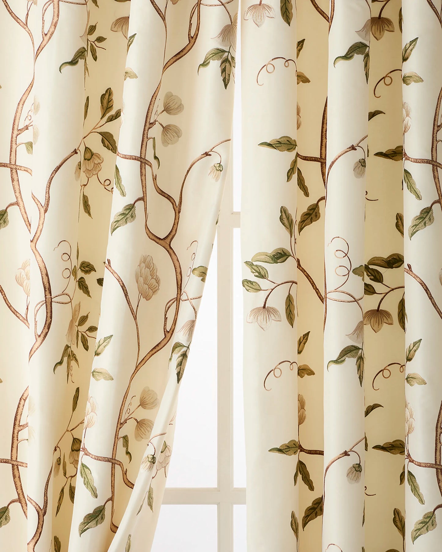 Stella Embroidered Drape (Pair) 4 colorways